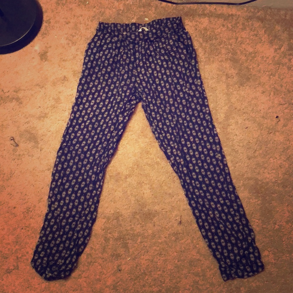 Printed trousers